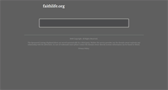 Desktop Screenshot of faithlife.org