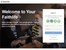 Tablet Screenshot of faithlife.com